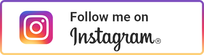 A purple and yellow banner with the words " follow me on instagram ".